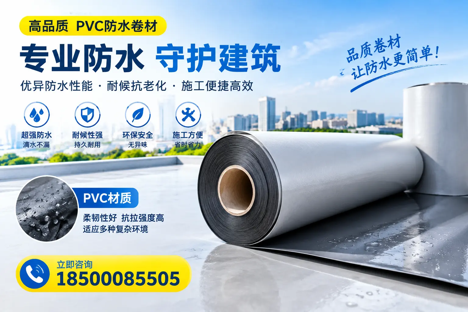 PVC防水卷材的安全性分析，常德居民需了解的知识