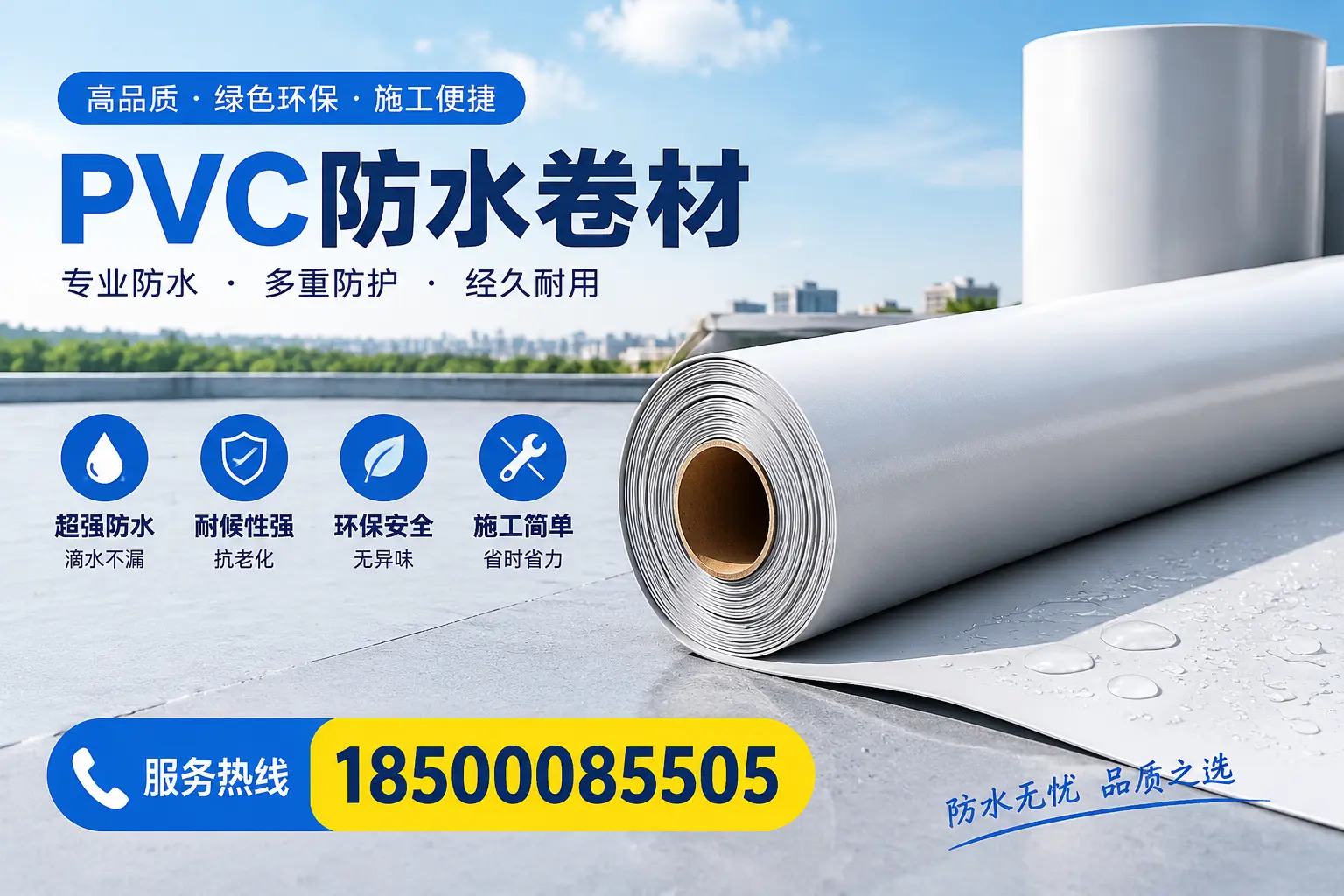 选用PVC防水卷材时需要避开的常见误区,特别是在常德